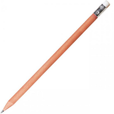 Qualitäts Bleistift Colore mit Radiergummi, natur