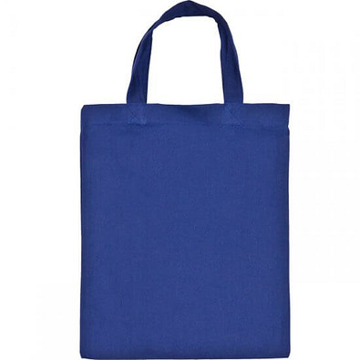 Joytex® Mini-Baumwolltasche, blau