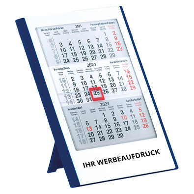 2-Jahres-Kalender 6-sprachig 2021/2022, Weiß/Blau 2-Jahres-Kalender 6-sprachig 2021/2022, Weiß/Blau