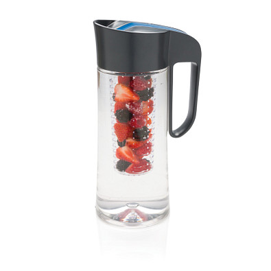 XD COLLECTION Aroma-Pitcher aus Tritan, 2000 ml, grau/blau XD COLLECTION Aroma-Pitcher aus Tritan, 2000 ml, grau/blau
