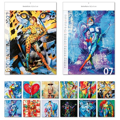 Bildkalender Bodypainting 2027