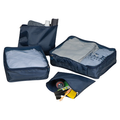 4-teiliges Travelset Belmont,dunkelblau