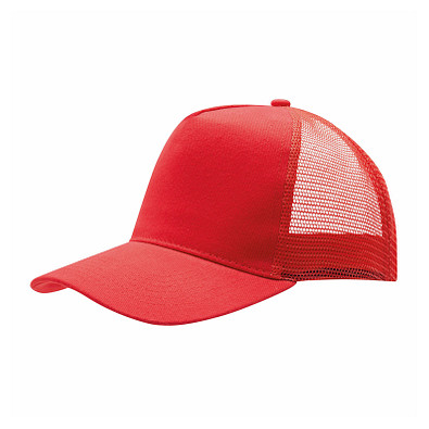 5-Panel-Cap FASTBALL,rot