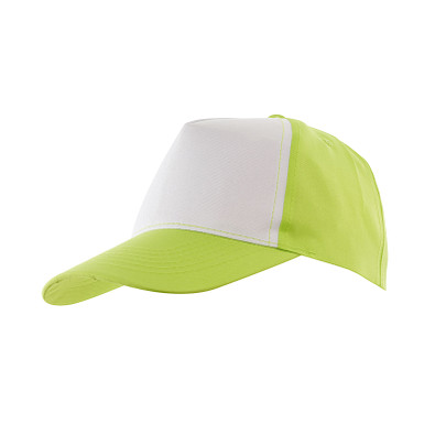 5-Panel-Cap SHINY,grün, weiß