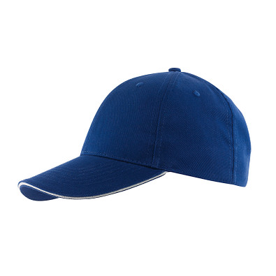 6-Panel-Sandwich-Cap LIBERTY,blau