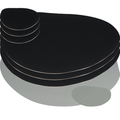 8 teiliges Platzset, schwarz