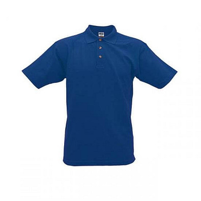 JAMES & NICHOLSON Unisex Poloshirt, dunkelblau, XXXL