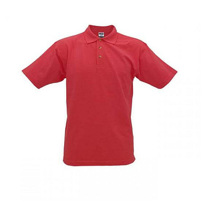 JAMES & NICHOLSON Unisex Poloshirt, rot, L
