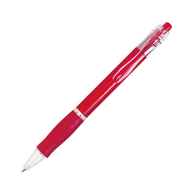 BIC® Kugelschreiber Clic Pen, blaue Mine, rot-frosted