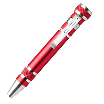 Metall-Tool, Bit-Set Rot/Metallic