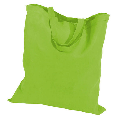 Einkaufstasche Baumwolle, kurze Henkel, apfelgrün Einkaufstasche Baumwolle, kurze Henkel, apfelgrün