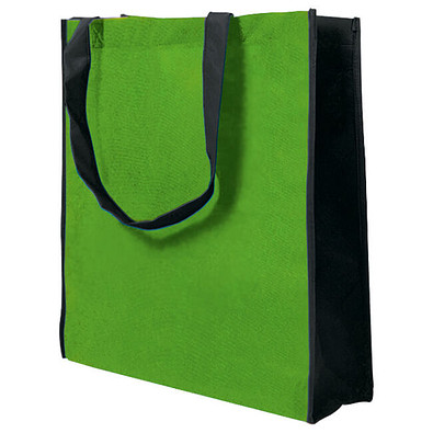 Joytex® Vliestasche Big Shopper, apfelgrün/schwarz