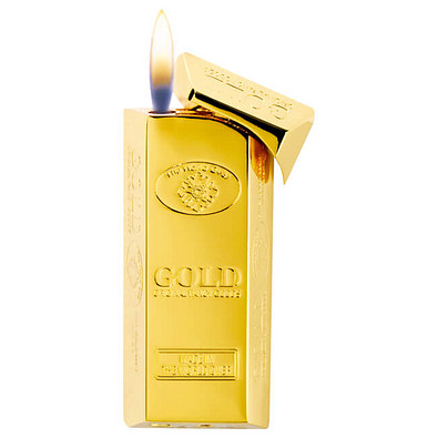 Feuerzeug Goldbarren, goldfarben Feuerzeug Goldbarren, goldfarben