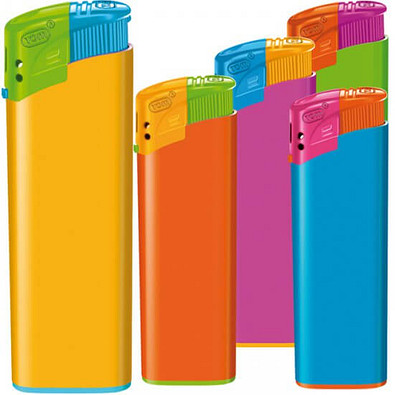 Werbefeuerzeuge Colour, farblich sortiert, Bunt Werbefeuerzeuge Colour, farblich sortiert, Bunt