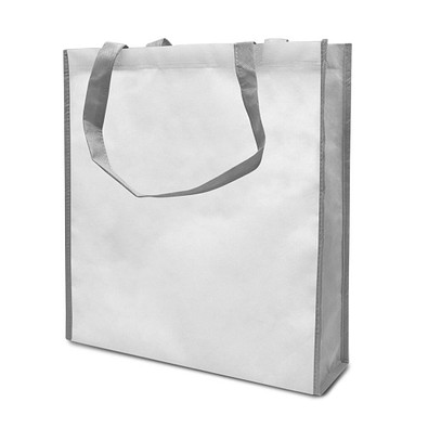 Joytex® Vliestasche Bergen, hellgrau