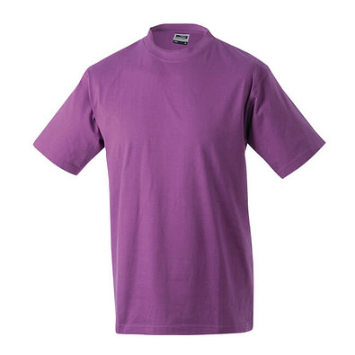 JAMES & NICHOLSON Herren T-Shirt, lila, XXL