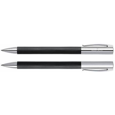 FABER-CASTELL Drehkugelschreiber Ambition, schwarz FABER-CASTELL Drehkugelschreiber Ambition, schwarz