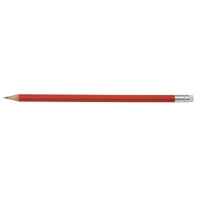 Qualitäts Bleistift Colore mit Radiergummi, rot-matt