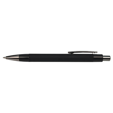 PENKO® Metall-Kugelschreiber Serio, blaue Mine, schwarz