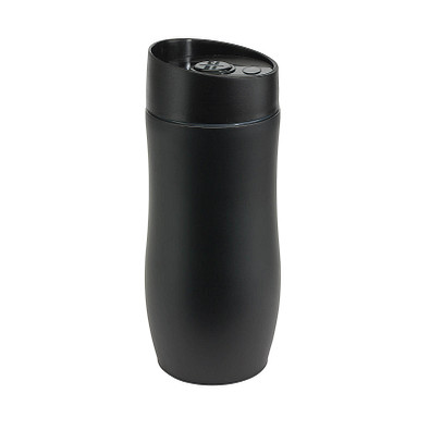 Edelstahl Isolierbecher To Go, 380 ml, schwarz-matt
