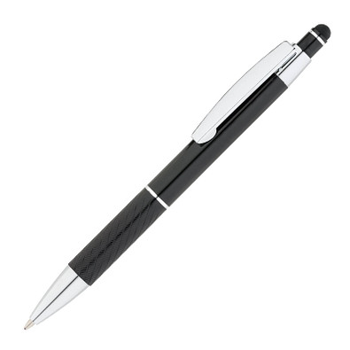 Metall-Touch-Kugelschreiber Washington, blaue Mine, schwarz