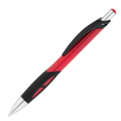 Druckkugelschreiber San Diego, blaue Mine, rot