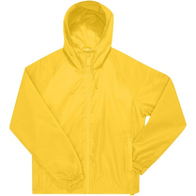 B&C Collection Unisex Windbreaker Jacke, gelb, L