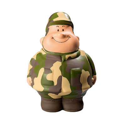 Herr Bert® Anti-Stress-Figuren Gefreiter Bert, dunkelgrün Herr Bert® Anti-Stress-Figuren Gefreiter Bert, dunkelgrün