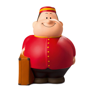 Herr Bert® Anti-Stress-Figuren Page Bert, rot