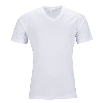 JAMES & NICHOLSON Damen Funktions T-Shirt Active, weiß, L