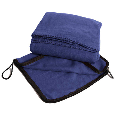 Decke/-kissen 2 in 1, navy