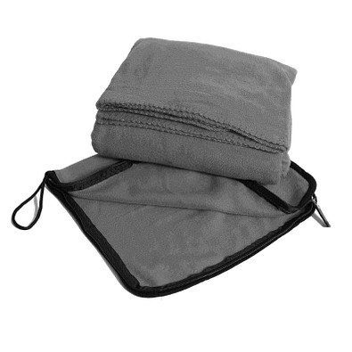 Decke/-kissen 2 in 1, grau