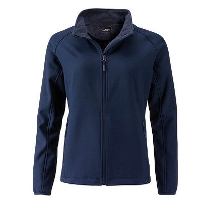 JAMES & NICHOLSON Damen Softshell-Jacke Promo, dunkelblau, S
