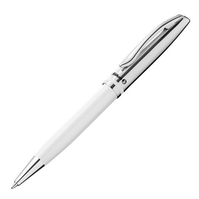 Pelikan Kugelschreiber Jazz Classic, schwarze Mine, silber/weiß