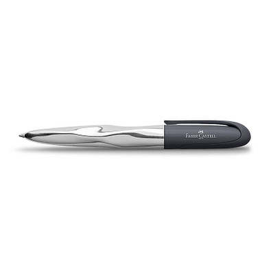 FABER-CASTELL Kugelschreiber n'ice pen, silber/anthrazit FABER-CASTELL Kugelschreiber n'ice pen, silber/anthrazit
