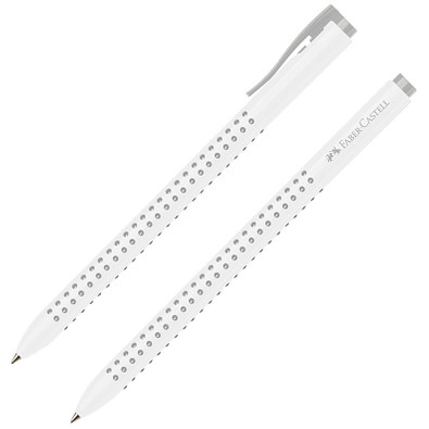 FABER-CASTELL Kugelschreiber Grip 2022, weiß FABER-CASTELL Kugelschreiber Grip 2022, weiß