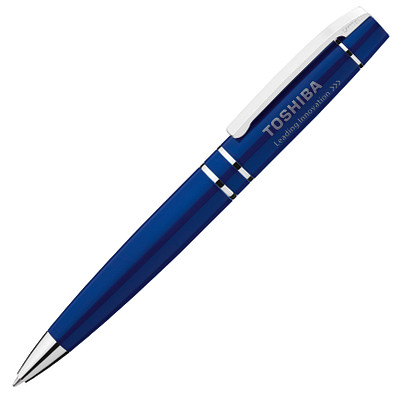uma® Metall-Drehkugelschreiber VIP, blaue Mine, blau-silber uma® Metall-Drehkugelschreiber VIP, blaue Mine, blau-silber