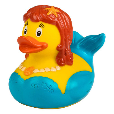 Schnabels® Bade-Ente Meerjungfrau, gelb/hellblau