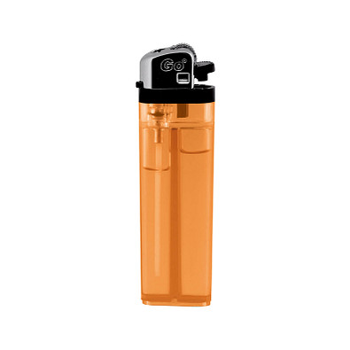 Feuerzeug Burn, orange-transparent