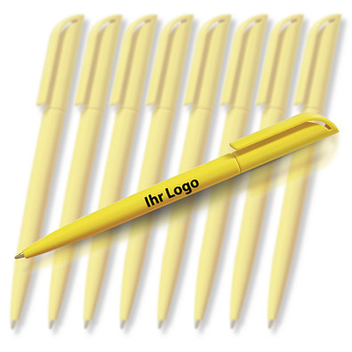 Werbe-Set: 500 LANCE Drehkugelschreiber Promo, Gelb, Inkl. Druck Werbe-Set: 500 LANCE Drehkugelschreiber Promo, Gelb, Inkl. Druck
