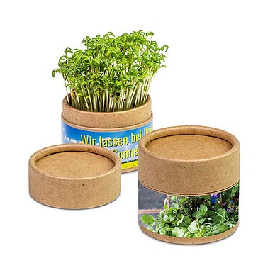 Pflanz-Cup inkl. Samen - Ostern - Kräutermischung, inkl. Druck, individuell