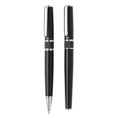 SWISS PEAK® Stifteset Deluxe, blaue Mine, schwarz