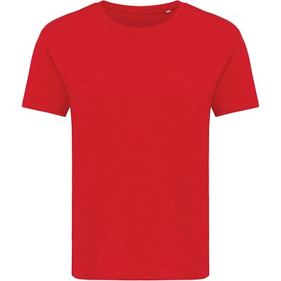 Iqoniq Yala Damen T-Shirt aus recycelter Baumwolle, rot, L