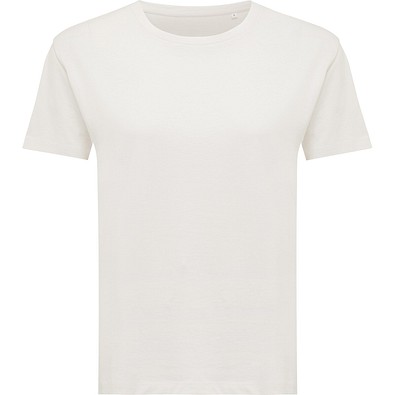 Iqoniq Yala Damen T-Shirt aus recycelter Baumwolle, ivory white, L