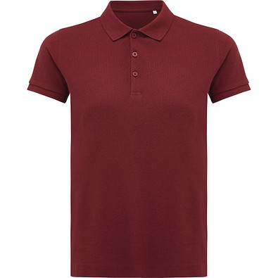 Iqoniq Yosemite Damen Piqué-Poloshirt aus rec. Baumwolle, burgunderrot, XL