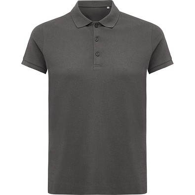 Iqoniq Yosemite Damen Piqué-Poloshirt aus rec. Baumwolle, anthrazit, XL