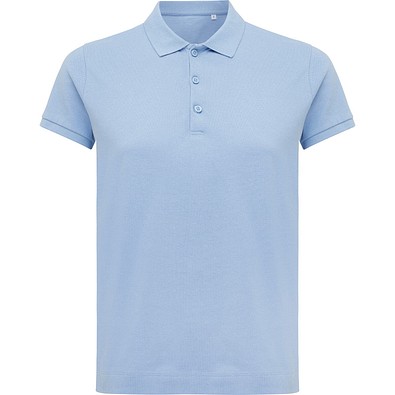 Iqoniq Yosemite Damen Piqué-Poloshirt aus rec. Baumwolle, sky blue, M