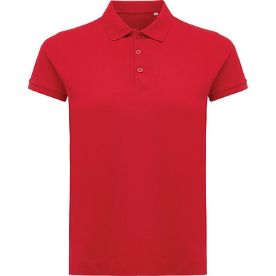 Iqoniq Yosemite Damen Piqué-Poloshirt aus rec. Baumwolle, rot, M