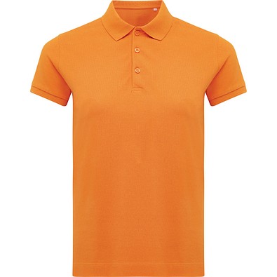 Iqoniq Yosemite Damen Piqué-Poloshirt aus rec. Baumwolle, orange, XL