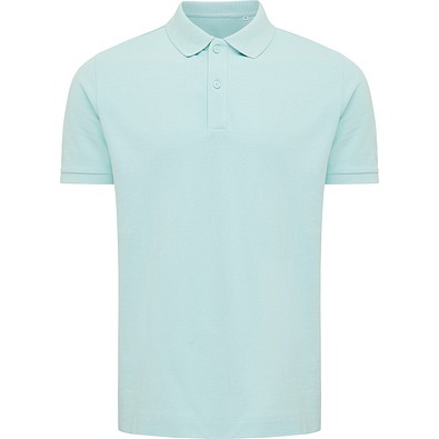 Iqoniq Yosemite Piqué-Poloshirt aus recycelter Baumwolle, crushed mint, L